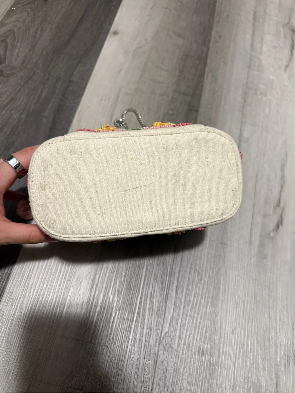 Embroidered Boho Beaded Crossbody Bag
